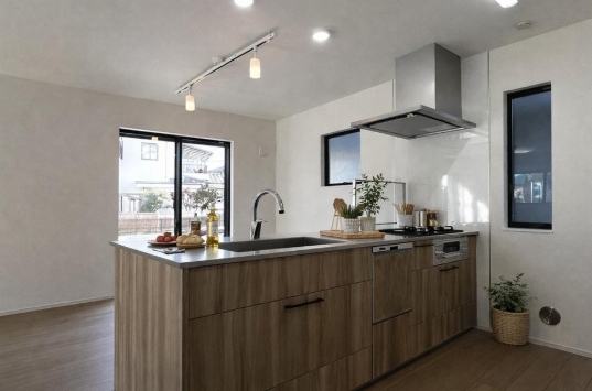 相模原市南区鵜野森3丁目の新築戸建て8号棟のキッチンの写真