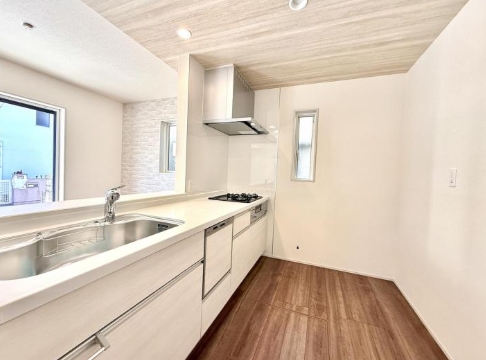 相模原市南区若松1丁目の新築戸建てのキッチンの写真