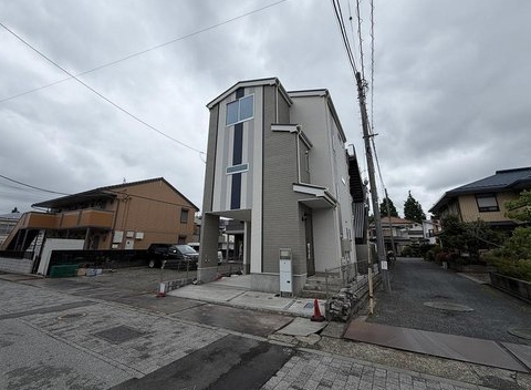八王子市東浅川町の新築戸建ての外観の写真
