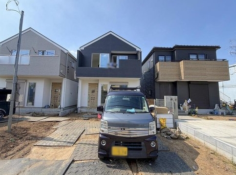 八王子市東中野の新築戸建て1号棟の外観の写真