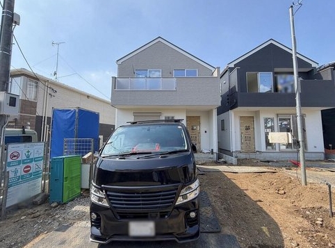 八王子市東中野の新築戸建て2号棟の外観の写真