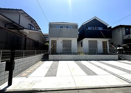 八王子市鹿島の新築戸建て2号棟の外観の写真