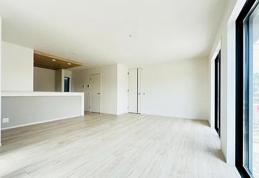 八王子市小比企町の新築戸建て3号棟のリビングの写真