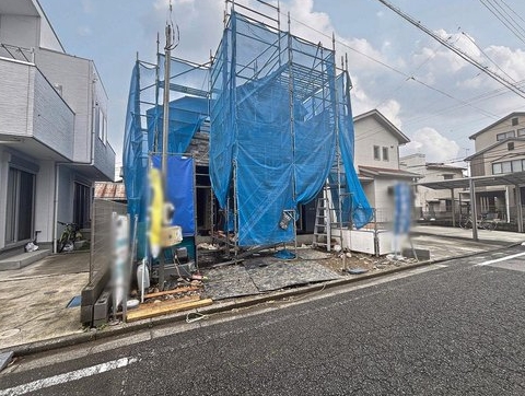 八王子市元横山町の新築戸建ての外観の写真