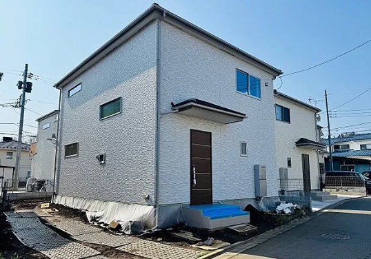 八王子市下恩方町の新築戸建て2号棟の外観の写真