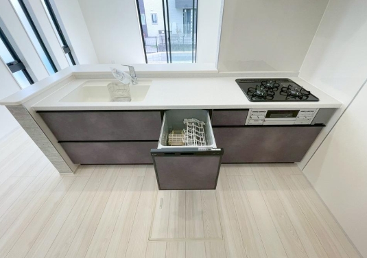 町田市能ヶ谷7丁目の新築戸建てのキッチンの写真