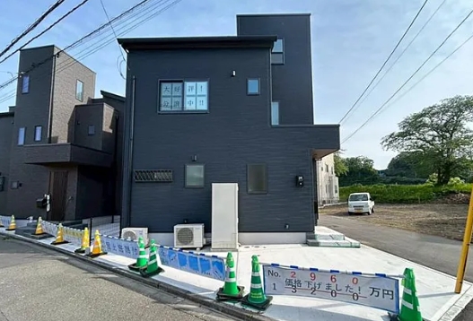 相模原市中央区水郷田名2丁目の新築戸建て1号棟の外観の写真