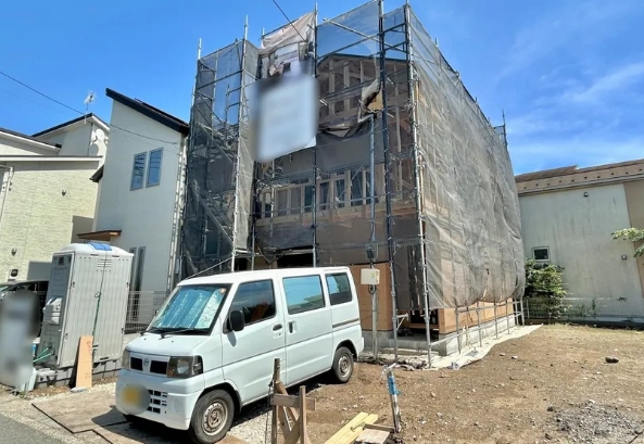 相模原市南区上鶴間1丁目の新築戸建て1号棟の外観の写真