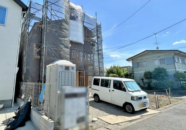 相模原市南区上鶴間1丁目の新築戸建て1号棟の外観の写真