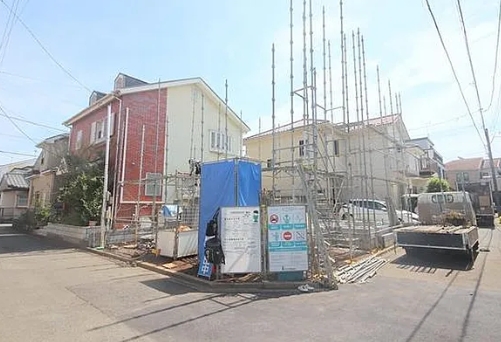 相模原市南区栄町の新築戸建ての外観の写真