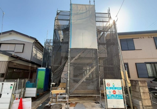 相模原市南区栄町の新築戸建ての外観の写真