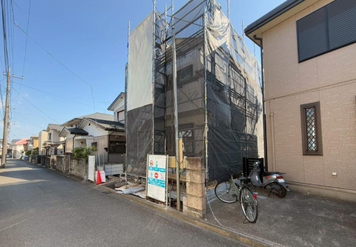 相模原市南区栄町の新築戸建ての外観の写真