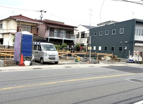 相模原市南区若松3丁目の新築戸建て1号棟の外観の写真