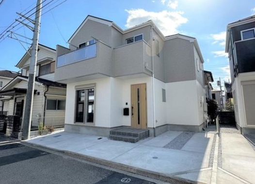 相模原市南区若松3丁目の新築戸建て2号棟の外観の写真