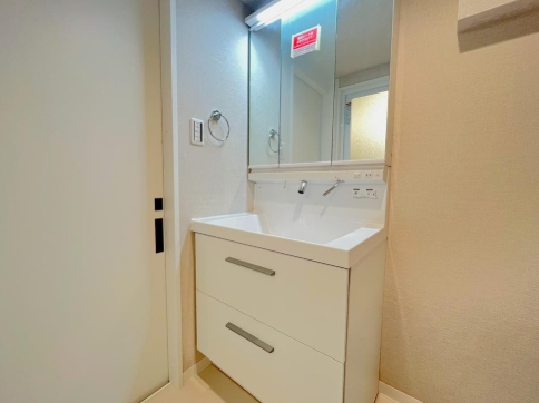 相模原市中央区すすきの町の中古マンションの洗面化粧台の写真