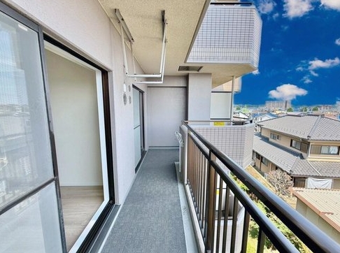 相模原市中央区田名の中古マンションのバルコニーの写真