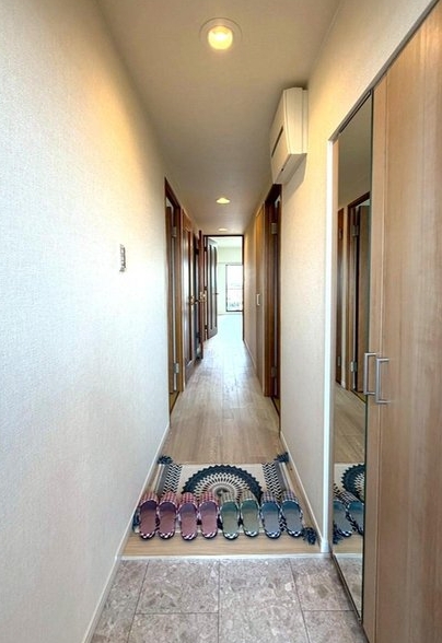 相模原市中央区田名の中古マンションの廊下の写真