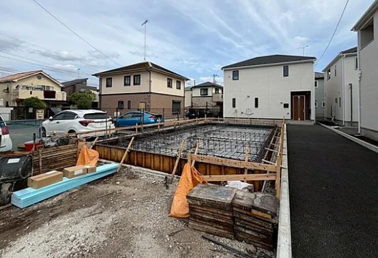 相模原市緑区大島の新築戸建ての外観の写真