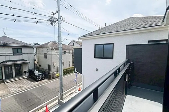 相模原市南区相模台7丁目の新築戸建てC号棟のバルコニーの写真