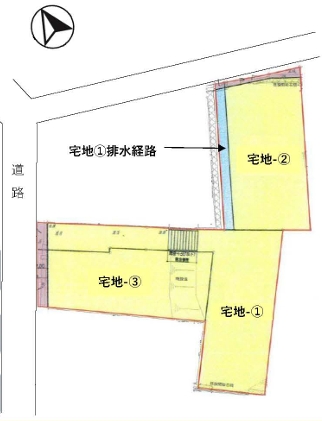 町田市本町田の土地区2の区画図の写真