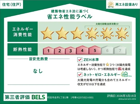 町田市金井1丁目の新築戸建の設備の写真