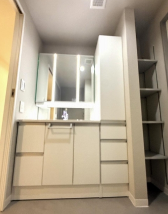 町田市南町田5丁目の中古マンションの洗面化粧台の写真