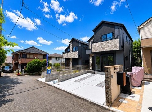町田市玉川学園5丁目の新築戸建の2号棟の外観の写真