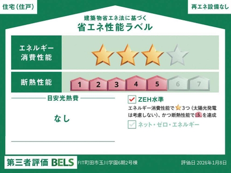 町田市玉川学園5丁目の新築戸建の2号棟の設備の写真