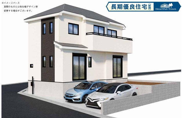 町田市鶴川4丁目の新築戸建ての外観の写真