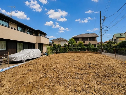 八王子市東中野の新築戸建ての外観の写真