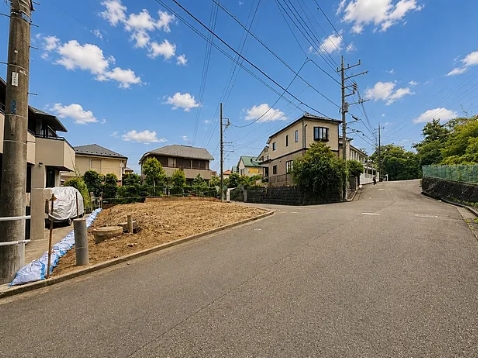 八王子市東中野の新築戸建ての外観の写真