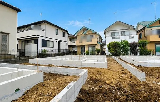 八王子市椚田町の新築戸建ての2号棟の外観の写真
