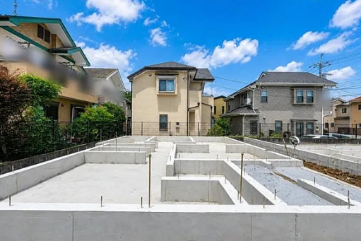 八王子市椚田町の新築戸建ての3号棟の外観の写真