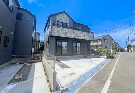 八王子市子安町2丁目の新築戸建ての1号棟の外観の写真