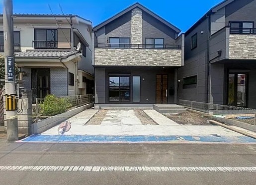八王子市子安町2丁目の新築戸建ての3号棟の外観の写真