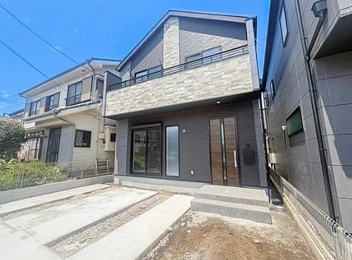 八王子市子安町2丁目の新築戸建ての3号棟の外観の写真