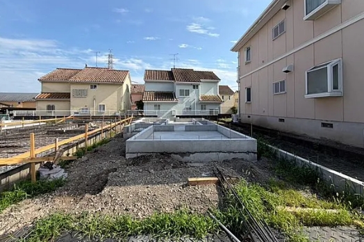 八王子市椚田町の新築戸建ての1号棟の外観の写真