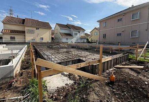 八王子市椚田町の新築戸建ての2号棟の外観の写真