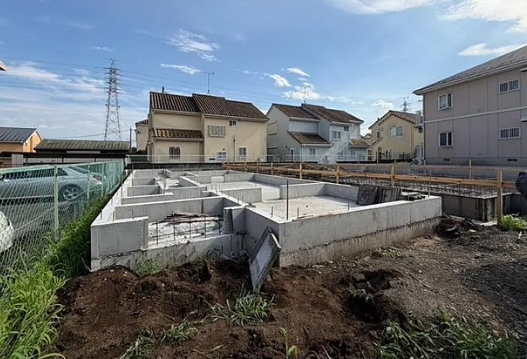八王子市椚田町の新築戸建ての3号棟の外観の写真