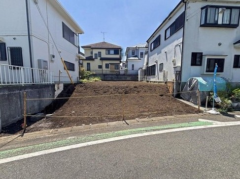 八王子市緑町の新築戸建ての外観の写真