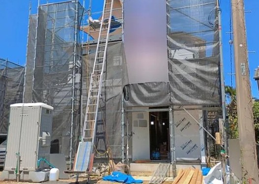 八王子市緑町の新築戸建ての5号棟の外観の写真