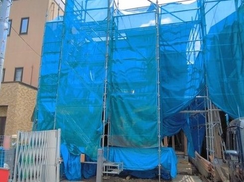 八王子市元本郷町2丁目の新築戸建ての1号棟の外観の写真
