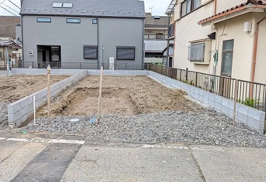 八王子市元横山町3丁目の新築戸建ての1号棟の外観の写真