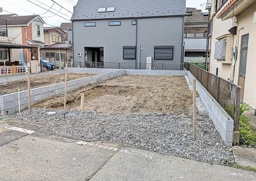 八王子市元横山町3丁目の新築戸建ての1号棟の外観の写真