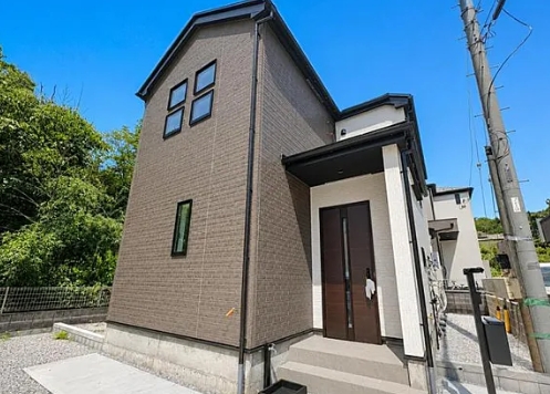 八王子市弐分方町の新築戸建て5号棟の外観の写真
