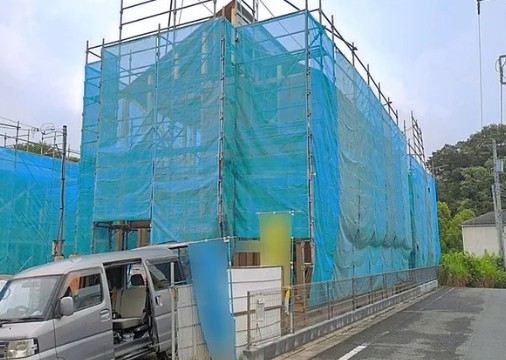 八王子市館町の新築戸建ての1号棟の外観の写真