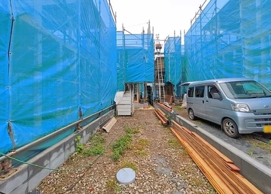 八王子市館町の新築戸建ての3号棟の外観の写真