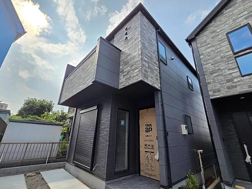 八王子市上野町の新築戸建て3号棟の外観の写真