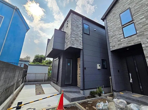 八王子市上野町の新築戸建て3号棟の外観の写真