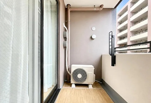 八王子市八日町の中古マンションのバルコニーの写真